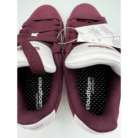 Adidas Grand Court Alpha 00s Burgundy White Sneakers Mens Size 7 IH3845 main image 8